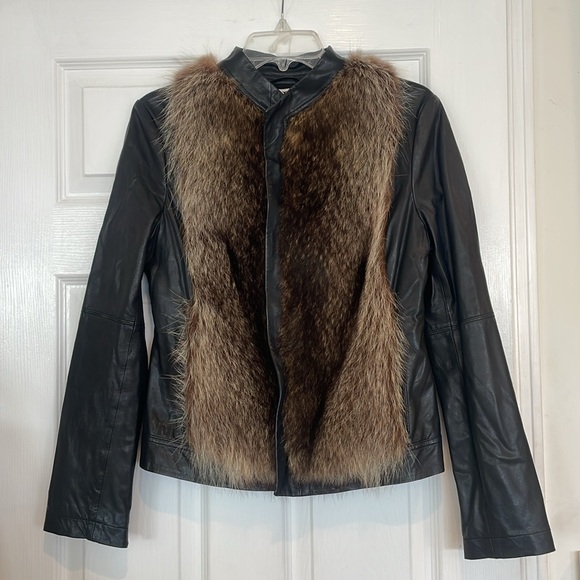 Haute Hippie Real Fur & Leather jacket - Picture 7 of 11